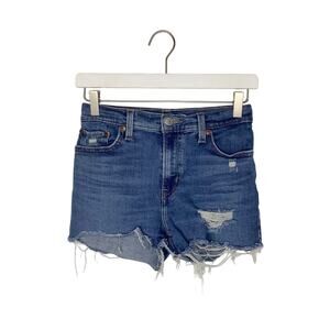 Levi’s High Rise Denim Cutoff Distressed Shorts 26